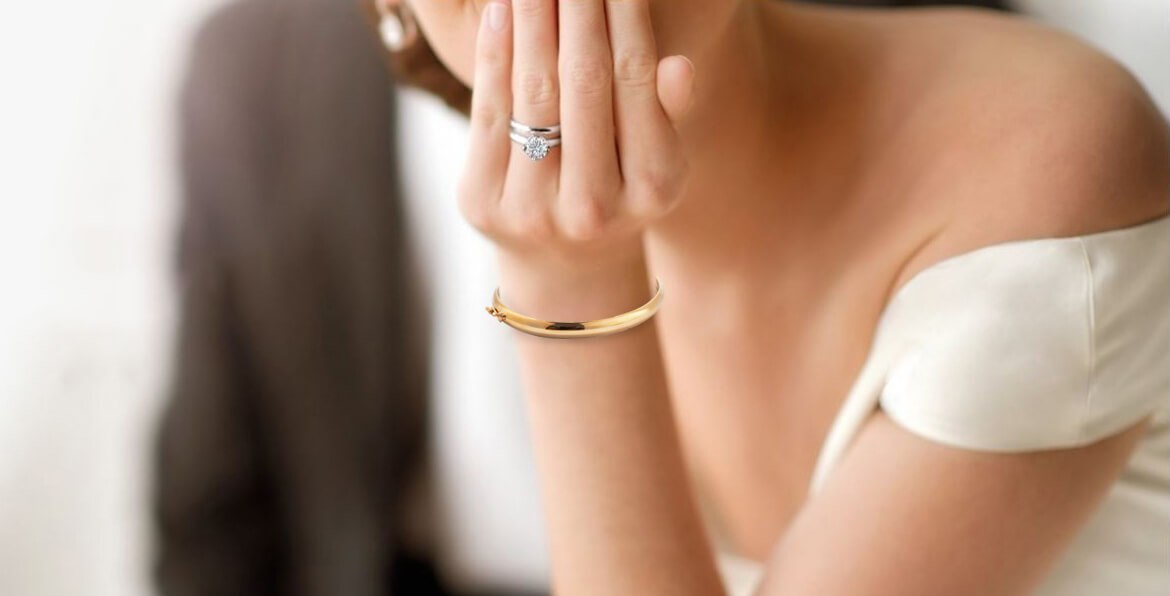 Złota bransoleta BXX5452